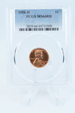 1956-D PCGS MS66RD Lincoln Wheat Cent Business Strike 1C