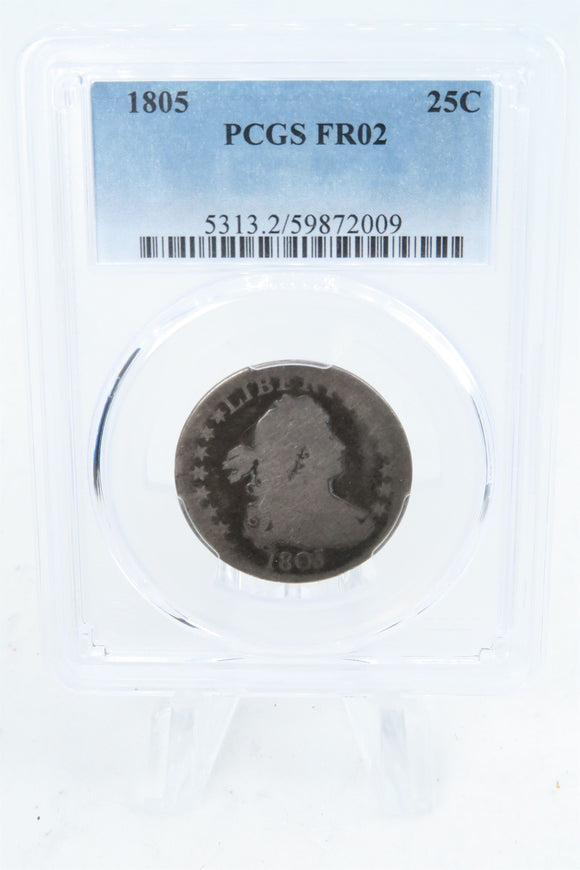 1805-P PCGS FR02 Liberty Seated Half Dollar Business Strike 50C