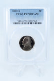 2002-S PCGS PR70DCAM Jefferson Nickel Proof 5C