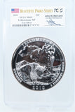 2010-P PCGS MS69 Yellowstone NP 5 oz Silver 25C