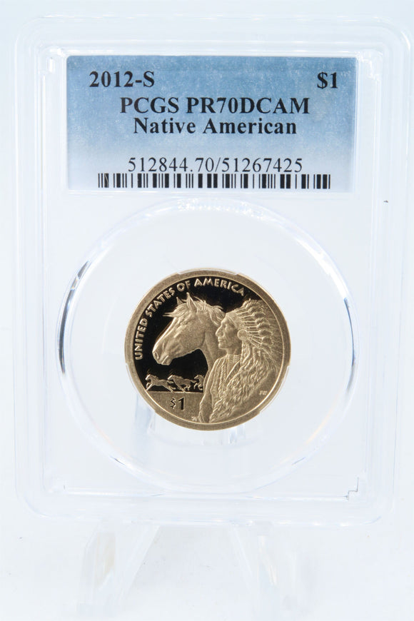 2012-S PCGS PR70DCAM Native American Dollar Proof