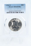 1954-S PCGS MS65FBL Franklin Half Dollar Full Bell Lines 50C