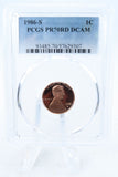 1986-S PCGS PR70DCAM Lincoln Memorial Cent Proof 1C