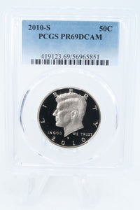 2010-S PCGS PR69DCAM Kennedy Half Dollar Proof 50C