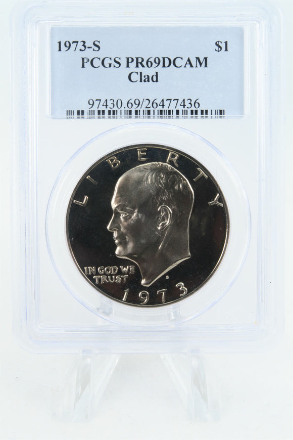 1973-S PCGS PR69DCAM Clad Eisenhower Ike Dollar Proof