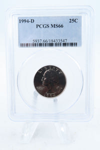 1994-D PCGS MS66 Washington Quarter Business Strike 25C