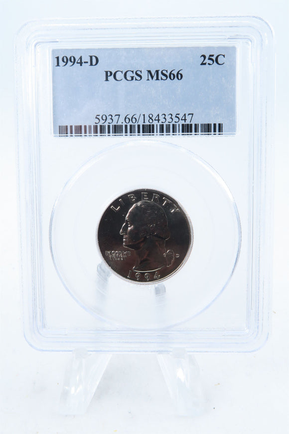 1994-D PCGS MS66 Washington Quarter Business Strike 25C