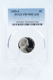 2009-S PCGS PR70DCAM Jefferson Nickel Proof 5C