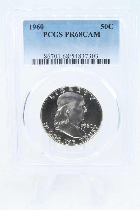 1960-P PCGS PR68CAM Franklin Half Dollar Proof 50C