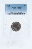 1935-P PCGS MS66 Buffalo Nickel Business Strike 5C