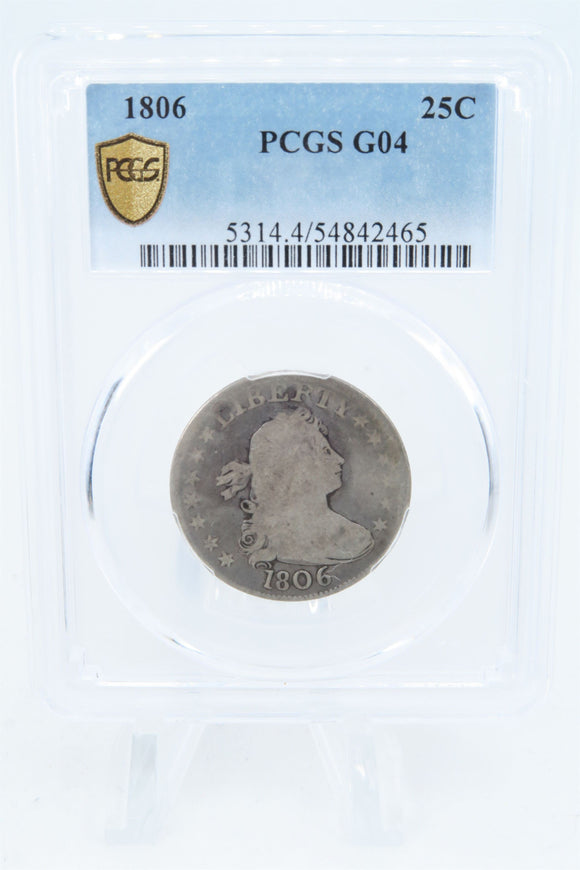 1806-P PCGS G04 Draped Bust Quarter Business Strike 25C