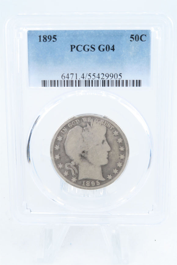 1895-P PCGS G04 Barber Half Dollar Business Strike 50C