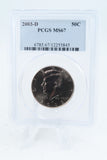 2003-D PCGS MS67 Kennedy Half Dollar Business Strike 50C