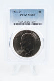 1971-D PCGS MS65 Eisenhower Ike Dollar Business Strike