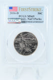 2016-D PCGS MS69 100th Anniversary National Parks Modern Commemorative 50C