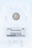 2017-S PCGS SP70FB Enhanced Uncirculated Roosevelt Dime 10C