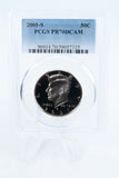 2001-S PCGS PR70DCAM Kennedy Half Dollar Proof 50C