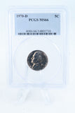 1970-D PCGS MS66 Jefferson Nickel Business Strike 5C