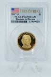 2007-S PCGS PR69DCAM Thomas Jefferson Presidential Dollar Proof