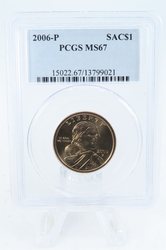 2006-P PCGS MS67 Sacagawea Dollar Business Strike