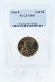 2006-P PCGS MS67 Sacagawea Dollar Business Strike