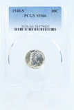 1940-S PCGS MS66 Mercury Dime Business Strike 10C