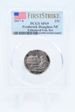 2017-S PCGS SP69 Enhanced Uncirculated Frederick Douglass NP Quarter 25C
