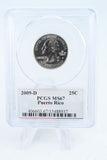 2009-D PCGS MS67 Puerto Rico Quarter Business Strike 25C