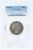 1913-D PCGS G04 Barber Half Dollar Business Strike 50C