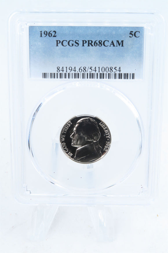 1962-P PCGS PR68CAM Jefferson Nickel Proof 5C