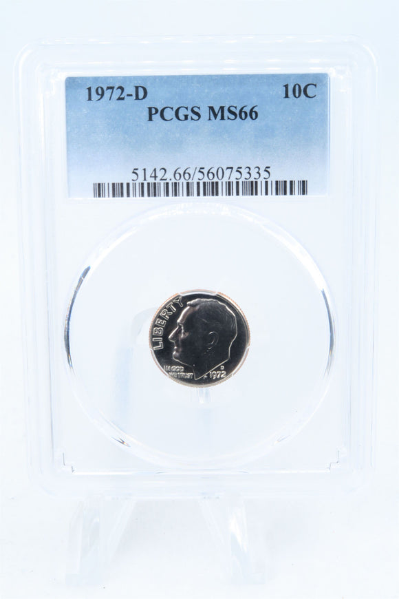 1972-D PCGS MS66 Roosevelt Dime Business Strike 10C