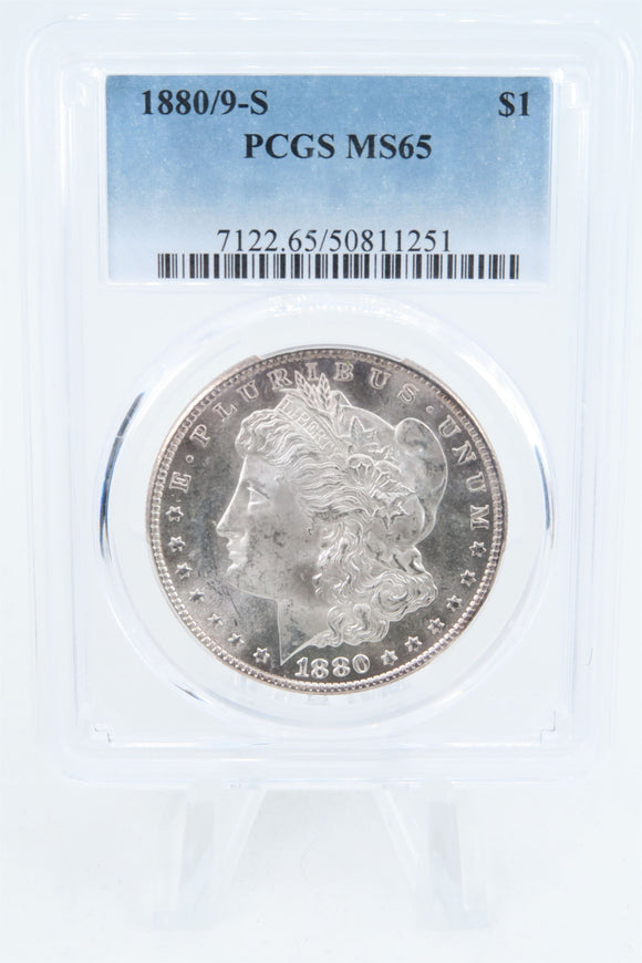 1880/9-S PCGS MS65 Morgan Dollar Business Strike