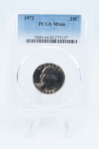 1972-P PCGS MS66 Washington Quarter Business Strike 25C