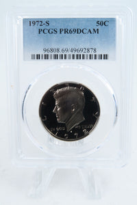 1972-S PCGS PR69DCAM Kennedy Half Dollar Proof 50C
