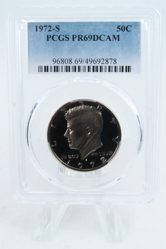1972-S PCGS PR69DCAM Kennedy Half Dollar Proof 50C