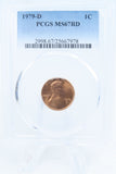 1979-D PCGS MS67RD Lincoln Memorial Cent Business Strike 1C