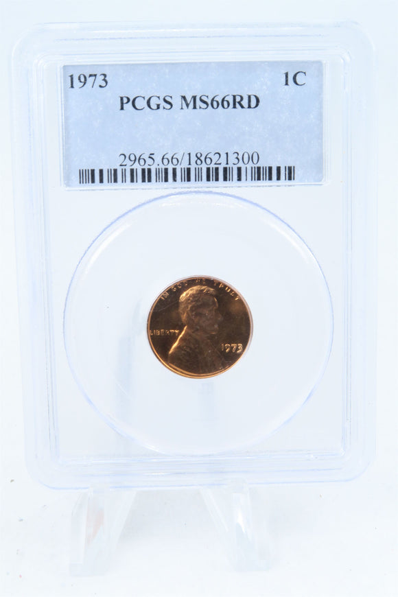 1973-P PCGS MS66RD Lincoln Memorial Cent Business Strike 1C