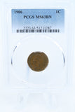 1906-P PCGS MS63BN Indian Cent Business Strike 1C