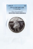 1992-P PCGS PR70DCAM Columbus Silver Modern Commemorative Dollar Proof