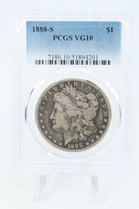 1888-S PCGS VG10 Morgan Dollar Business Strike
