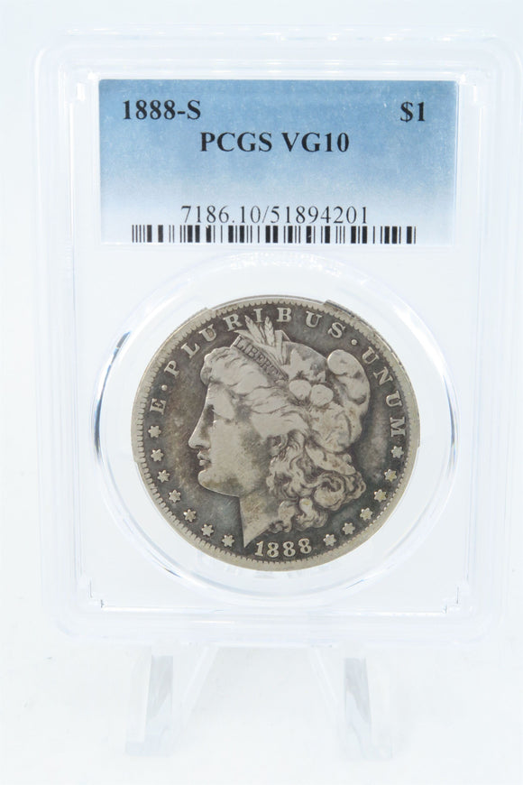 1888-S PCGS VG10 Morgan Dollar Business Strike
