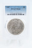 1887-P PCGS MS64 Morgan Dollar Business Strike