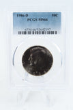 1986-D PCGS MS66 Kennedy Half Dollar Business Strike 50C