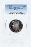 1993-S PCGS PR70DCAM Silver Kennedy Half Dollar Proof 50C