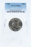 1960-P PCGS MS65 Franklin Half Dollar Business Strike 50C