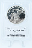 1972-S PCGS PR69DCAM Silver Eisenhower Ike Dollar Proof