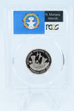 2009-S PCGS PR70DCAM Northern Mariana Islands Quarter Proof 25C