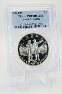 2004-P PCGS PR69DCAM Lewis & Clark Modern Commemorative Silver Proof