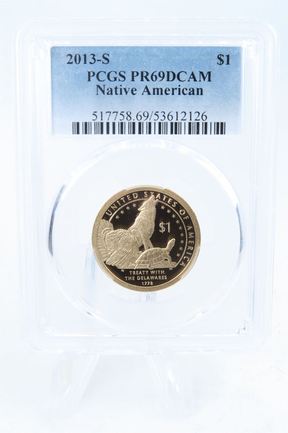 2013-S PCGS PR69DCAM Native American Dollar Proof