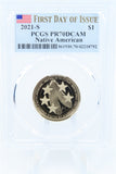 2021-S PCGS PR70DCAM Native American Dollar Proof